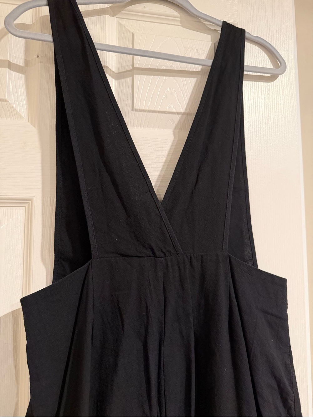 Sienna Sky Black Wide Leg Sleeveless Romper/Jumpsuit Size Large - Picture 5 of 7